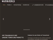 Tablet Screenshot of nussbaum.at